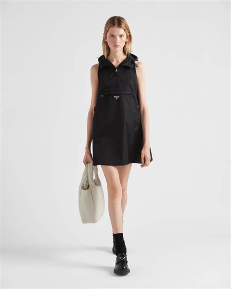 prada re-nylon mini-dress|prada mini dresses.